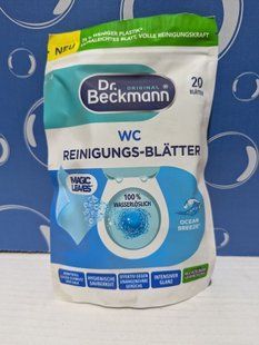 Серветки для чищення WC Dr. Beckmann (20) 02752 фото