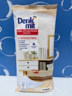 Серветки вологі для меблів Denk Mit (24) 02761 фото