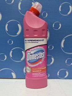 Засіб для миття туалету Domestos 1000ml Рожевий шторм 01328 фото
