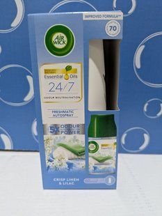 Освіжувач Air Wick (система+зміний балон) 250ml Crisp Linen & Lilac 02073 фото